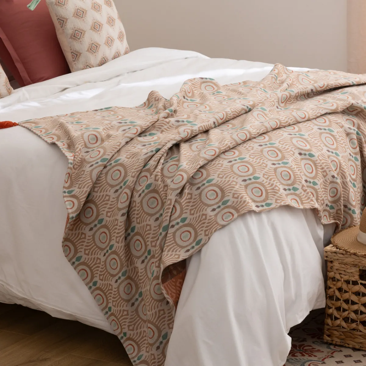 Jeté de lit "Ikat"*ATMOSPHERA Outlet