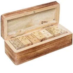 Jeu domino, manguier, 16x5 cm*ATMOSPHERA Hot