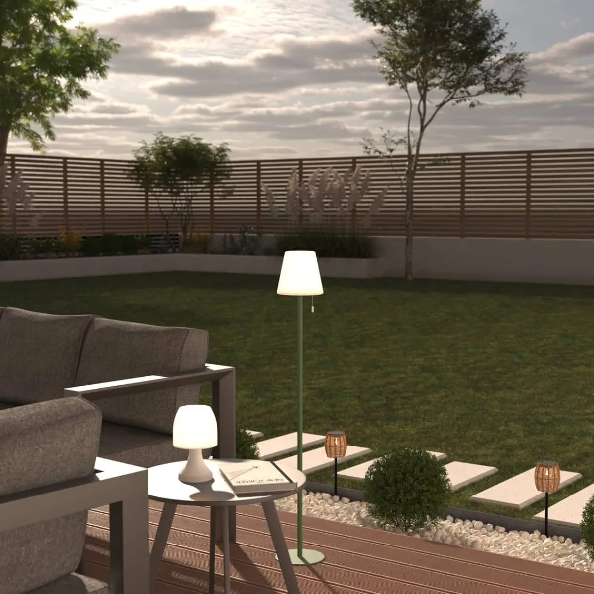 Lampadaire d'extérieur LED "Zack"*ATMOSPHERA Outlet