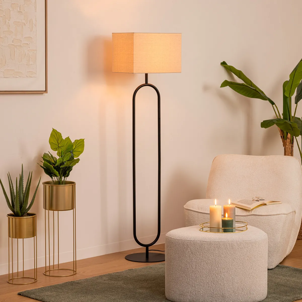 Lampadaire droit "Alec"*ATMOSPHERA