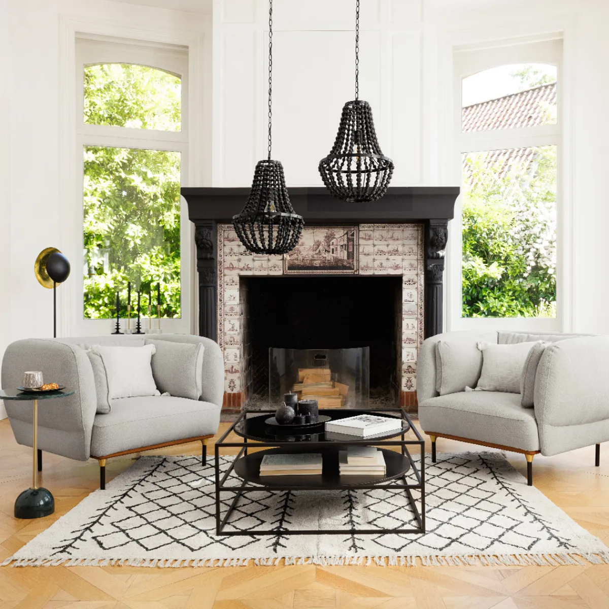 Lampadaire droit "Estee"*ATMOSPHERA Clearance