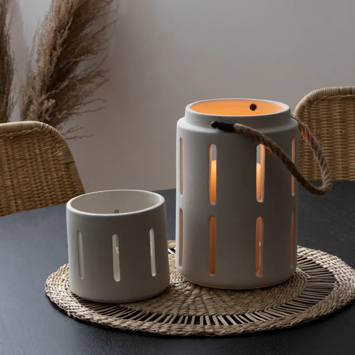 Lanterne céramique "Nuna"*ATMOSPHERA Outlet