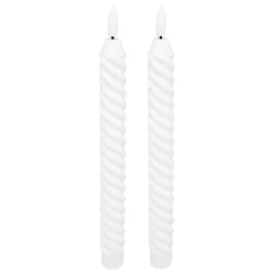 Lot de 2 bougies bâtons LED "Twist Aloe"*ATMOSPHERA Sale