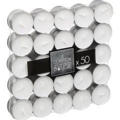 Lot de 50 bougies chauffe-plats*ATMOSPHERA Online