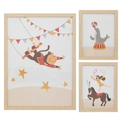 Lot de 3 cadres "Circus"*ATMOSPHERA