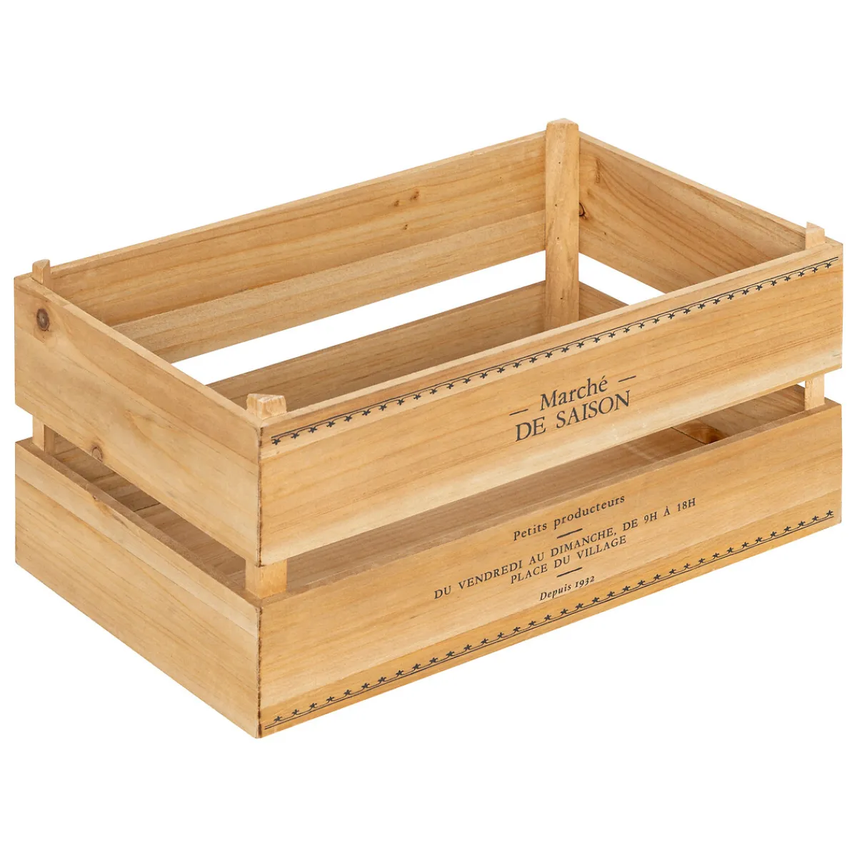 Lot de 2 cagettes "Little cottage"*ATMOSPHERA Online