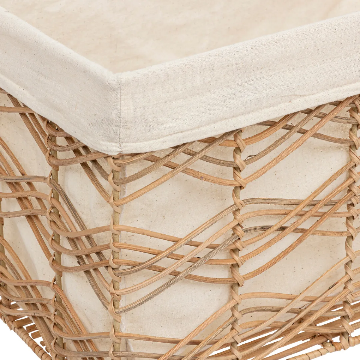 Lot de 4 cagettes "Rosy"*ATMOSPHERA New