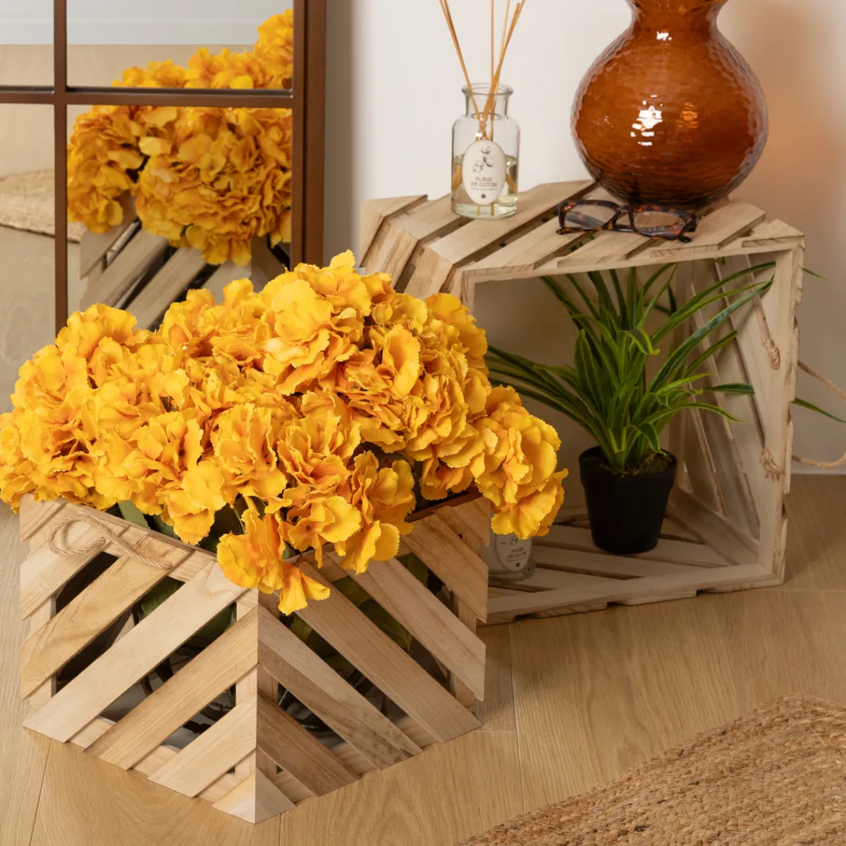 Lot de 2 caisses "Sulei"*ATMOSPHERA Outlet