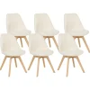 Lot de 6 chaises "Baya"*ATMOSPHERA Hot