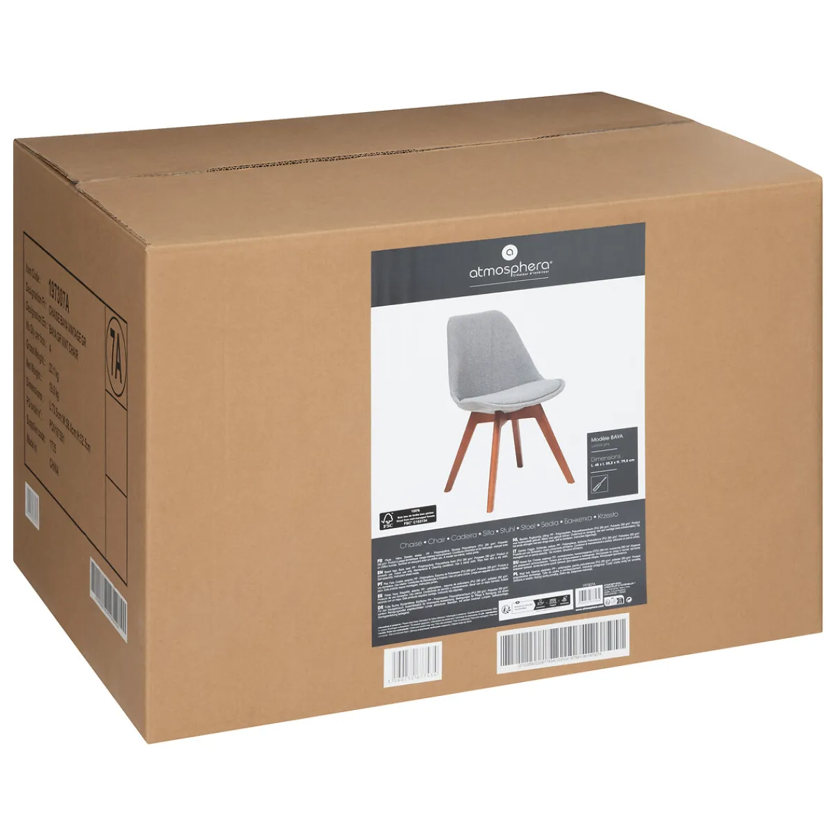 Lot de 2 chaises "Baya"*ATMOSPHERA Sale