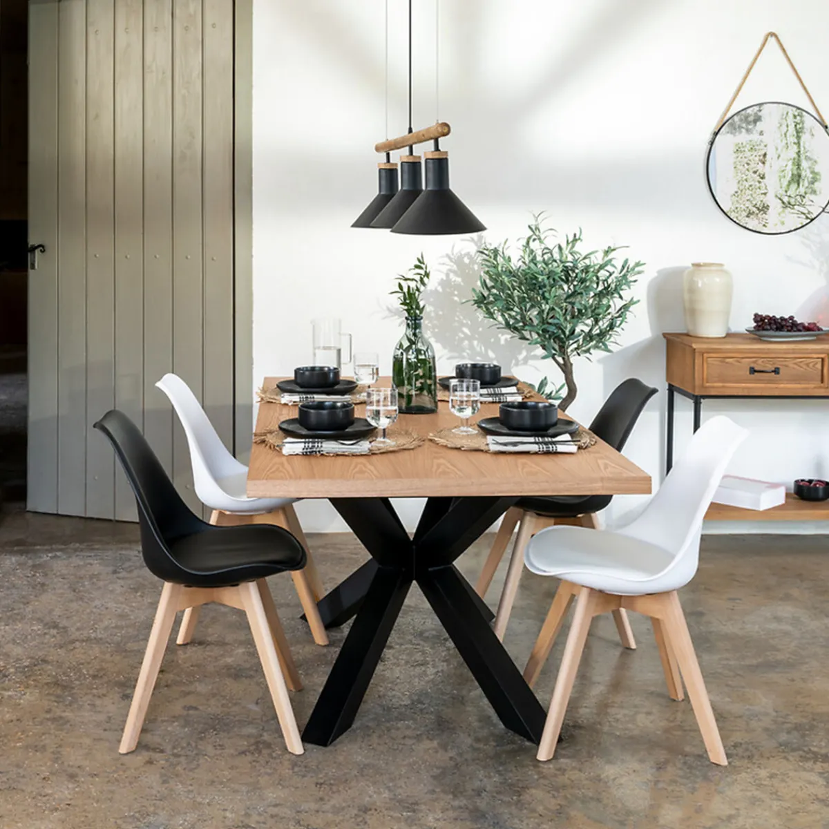 Lot de 6 chaises "Baya"*ATMOSPHERA