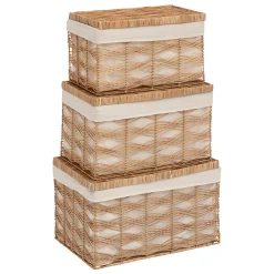 Lot de 3 malles "Rosy"*ATMOSPHERA Outlet