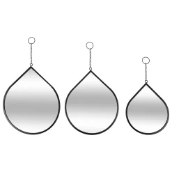 Lot de 3 miroirs goutte "Leny"*ATMOSPHERA Outlet
