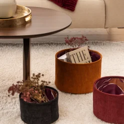 Lot de 3 paniers ronds "Automne"*ATMOSPHERA Clearance