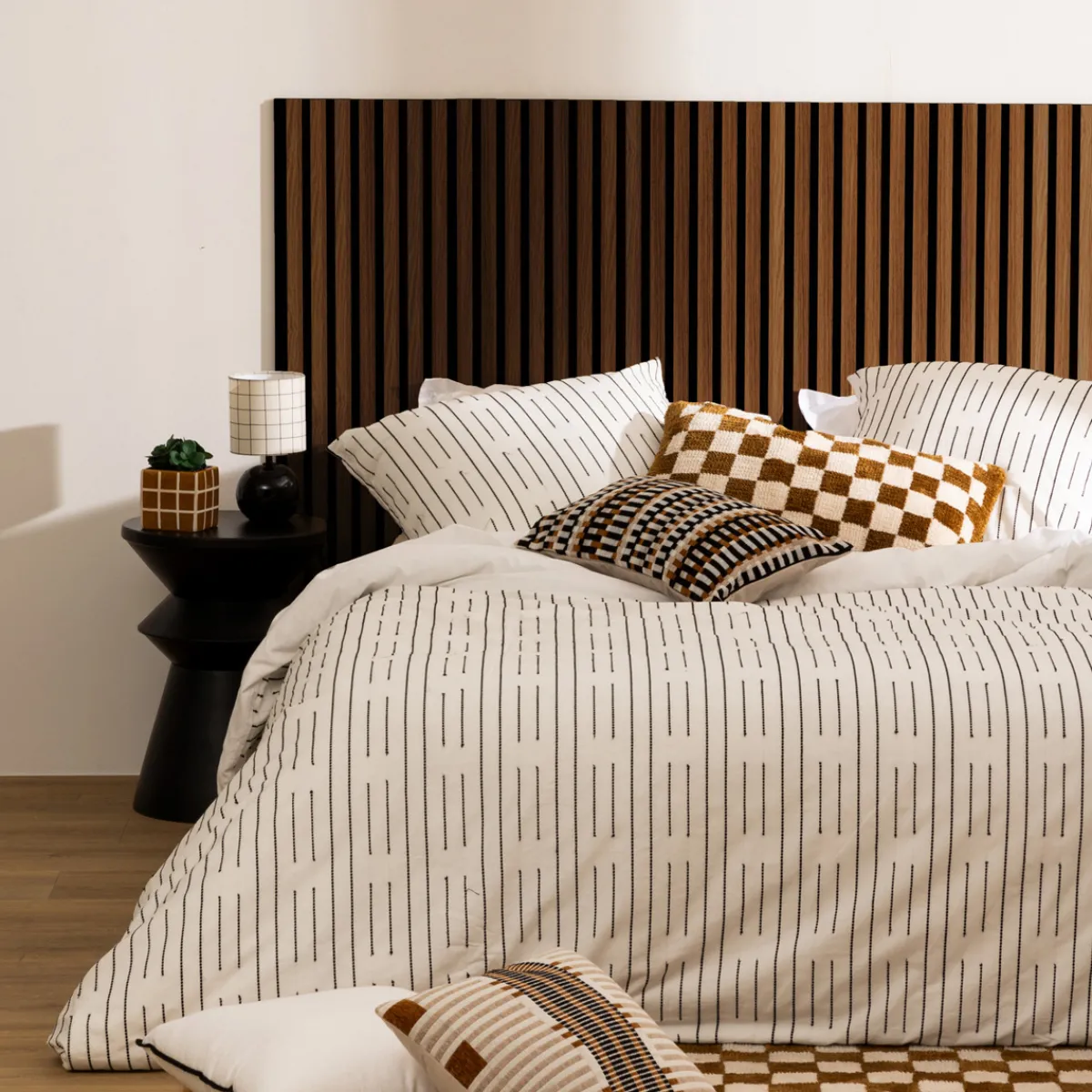 Lot de 2 panneaux décoratifs tasseaux bois Colva*ATMOSPHERA Sale