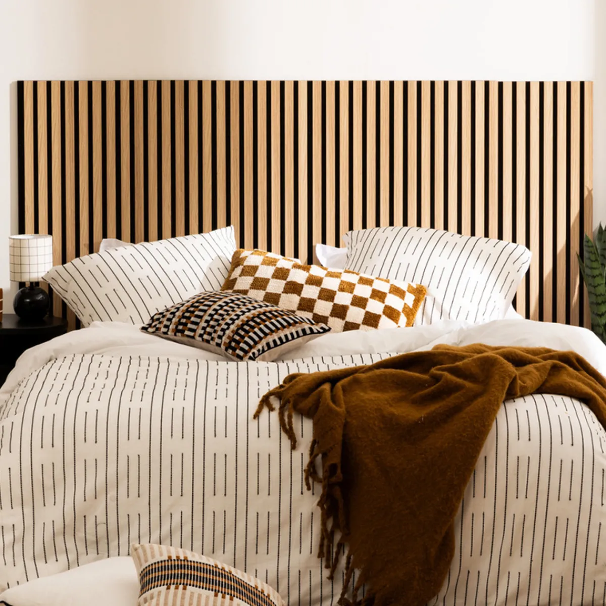 Lot de 3 panneaux décoratifs tasseaux bois Colva*ATMOSPHERA Discount