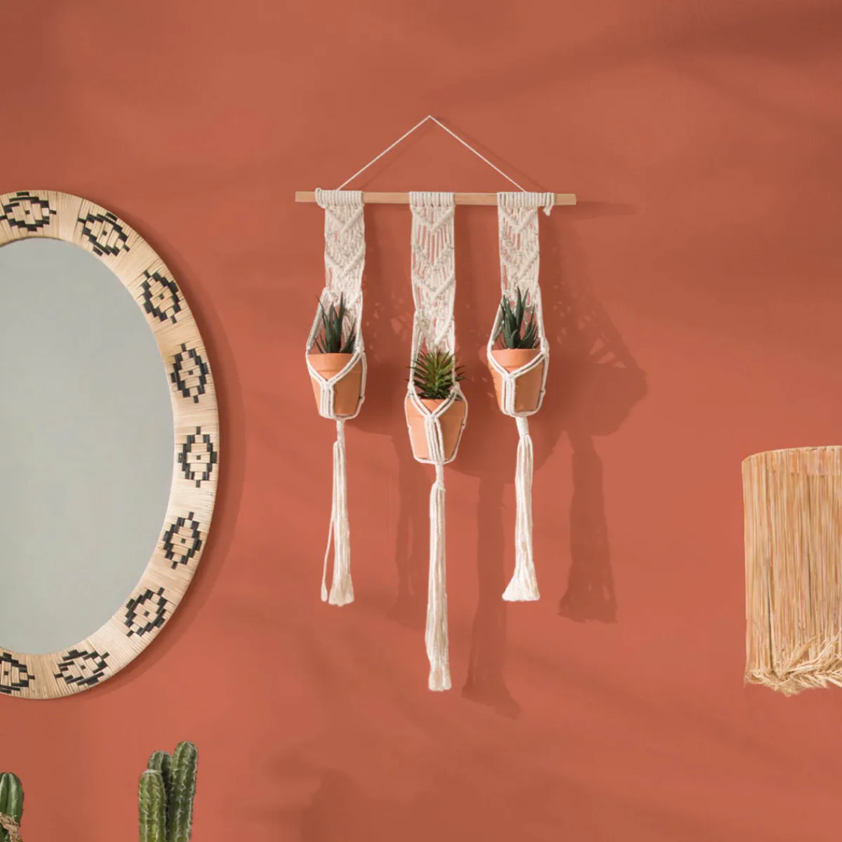 Lot de 3 plantes suspendues "Hacienda"*ATMOSPHERA Outlet