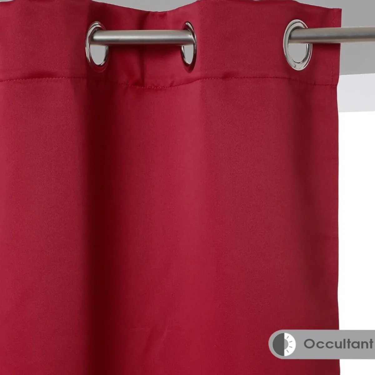 Lot de 2 rideaux occultants "Odelie"*ATMOSPHERA