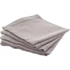 Lot de 4 serviettes de table "Chambray"*ATMOSPHERA Outlet