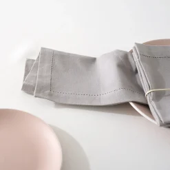 Lot de 4 serviettes de table "Chambray"*ATMOSPHERA Outlet