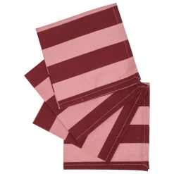 Lot de 4 serviettes de table "Cherry"*ATMOSPHERA Discount