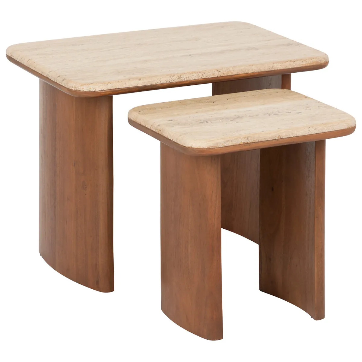 Lot de 2 tables basses "Jivan"*ATMOSPHERA Discount