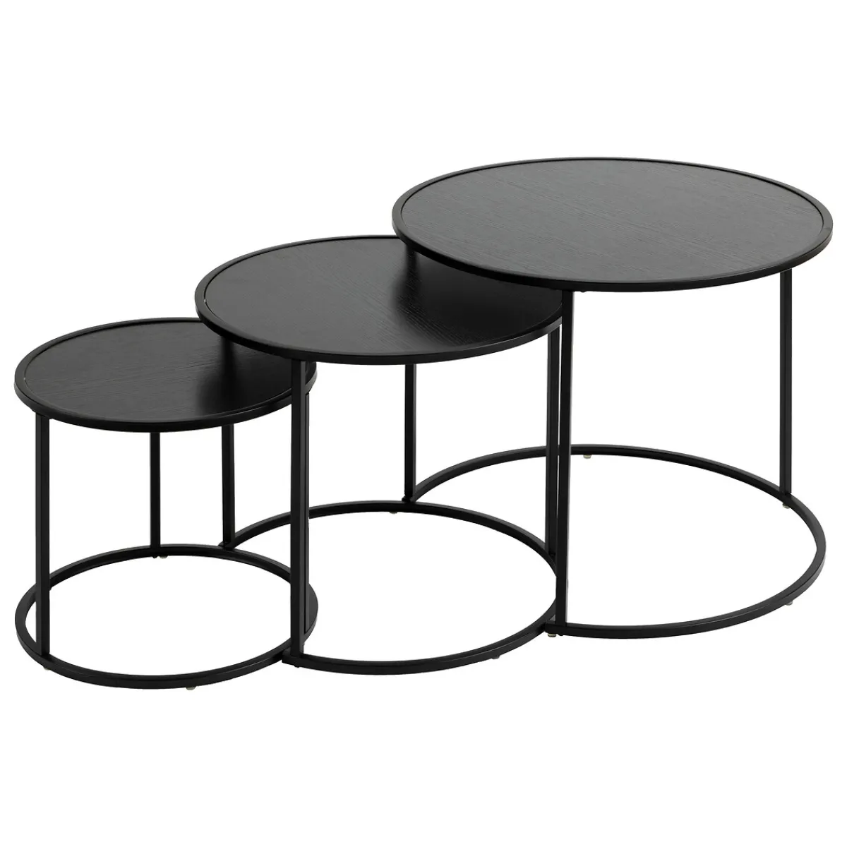Lot de 3 tables d'appoint "Noan"*ATMOSPHERA Outlet