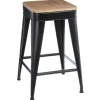 Lot de 2 tabourets de bar "Joris"*ATMOSPHERA Hot