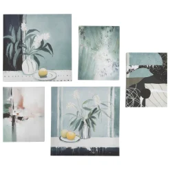 Lot de 5 toiles imprimées "Cynthia"*ATMOSPHERA Clearance