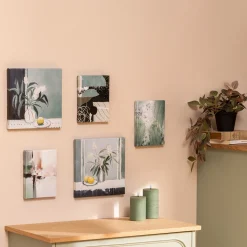 Lot de 5 toiles imprimées "Cynthia"*ATMOSPHERA Clearance