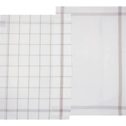 Lot de 2 torchons coton*ATMOSPHERA Discount