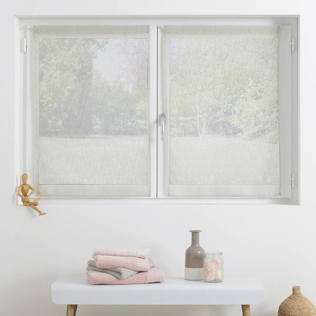 Lot de 2 voilages "Fred"*ATMOSPHERA Hot