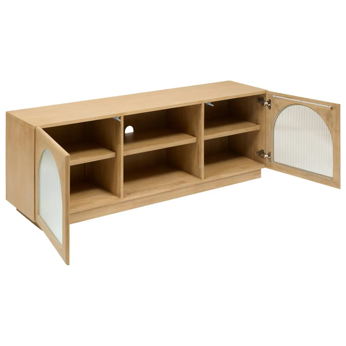 Meuble TV 2 portes 3 étagères "Lousada"*ATMOSPHERA Outlet