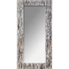 Miroir en bois à relief "Leo"*ATMOSPHERA Clearance