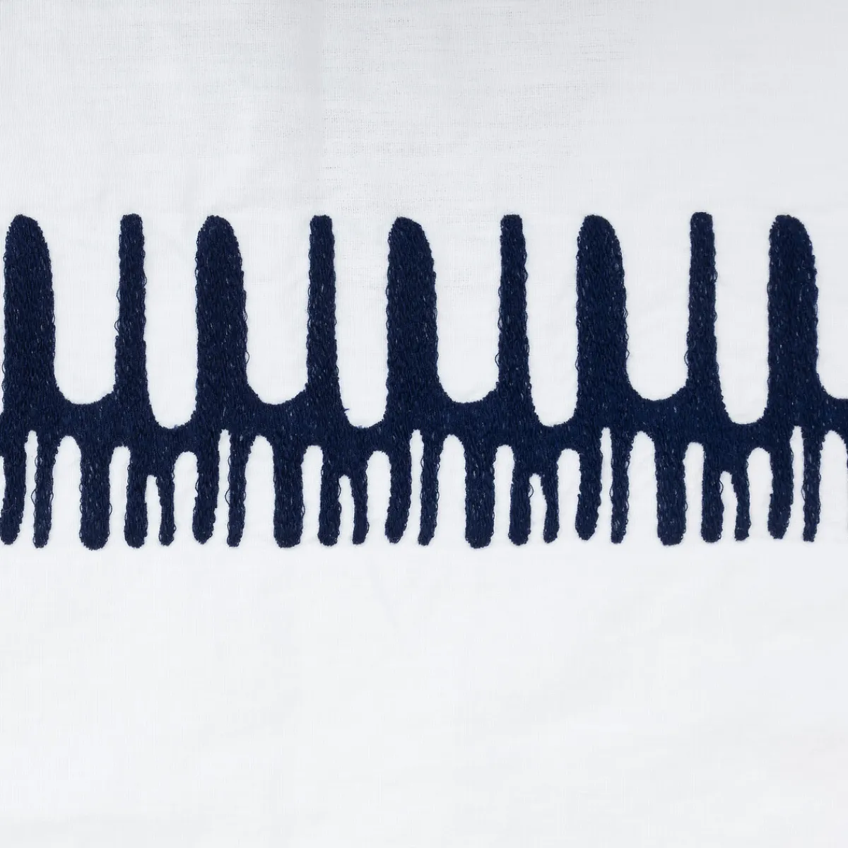 Nappe broderie "Lizandro", coton et lin*ATMOSPHERA