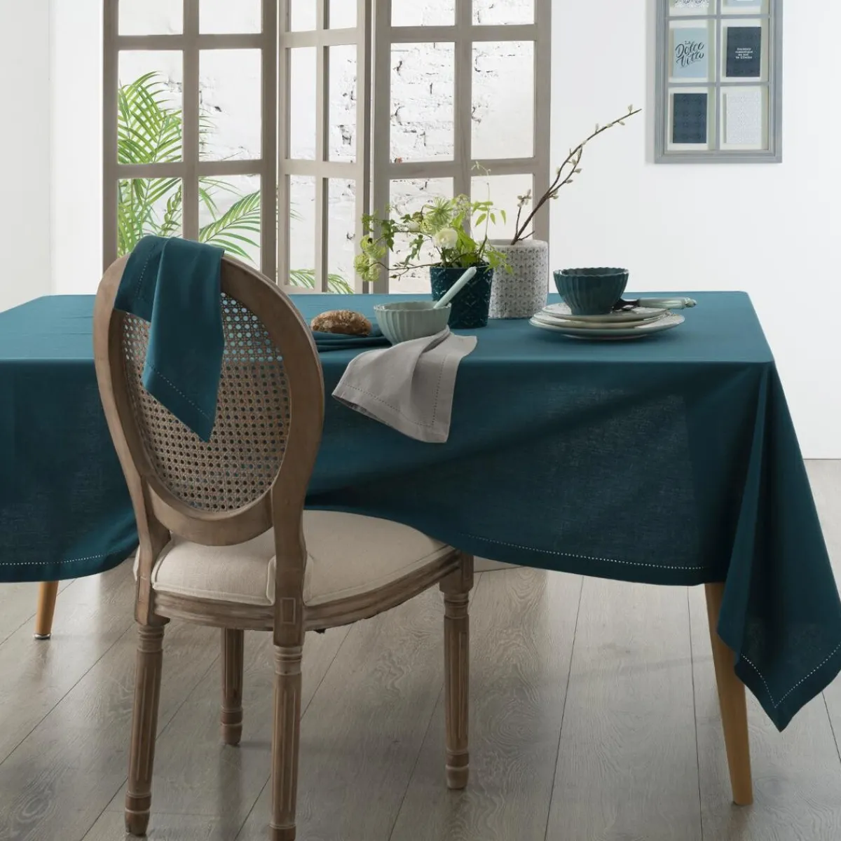 Nappe "Jane", coton chambray*ATMOSPHERA Sale