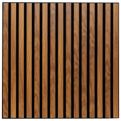 Panneau décoratif tasseaux bois Colva - 120x60x2,1 cm - Effet noyer*ATMOSPHERA New