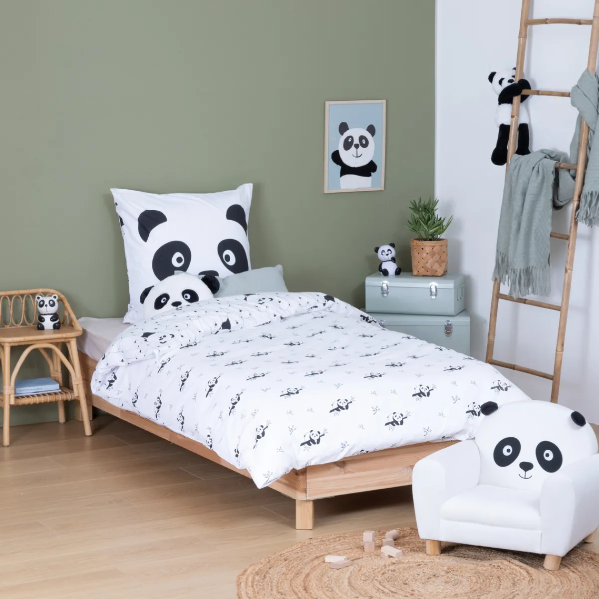Parure de lit 2 pièces enfant Panda "Andy"*ATMOSPHERA Hot