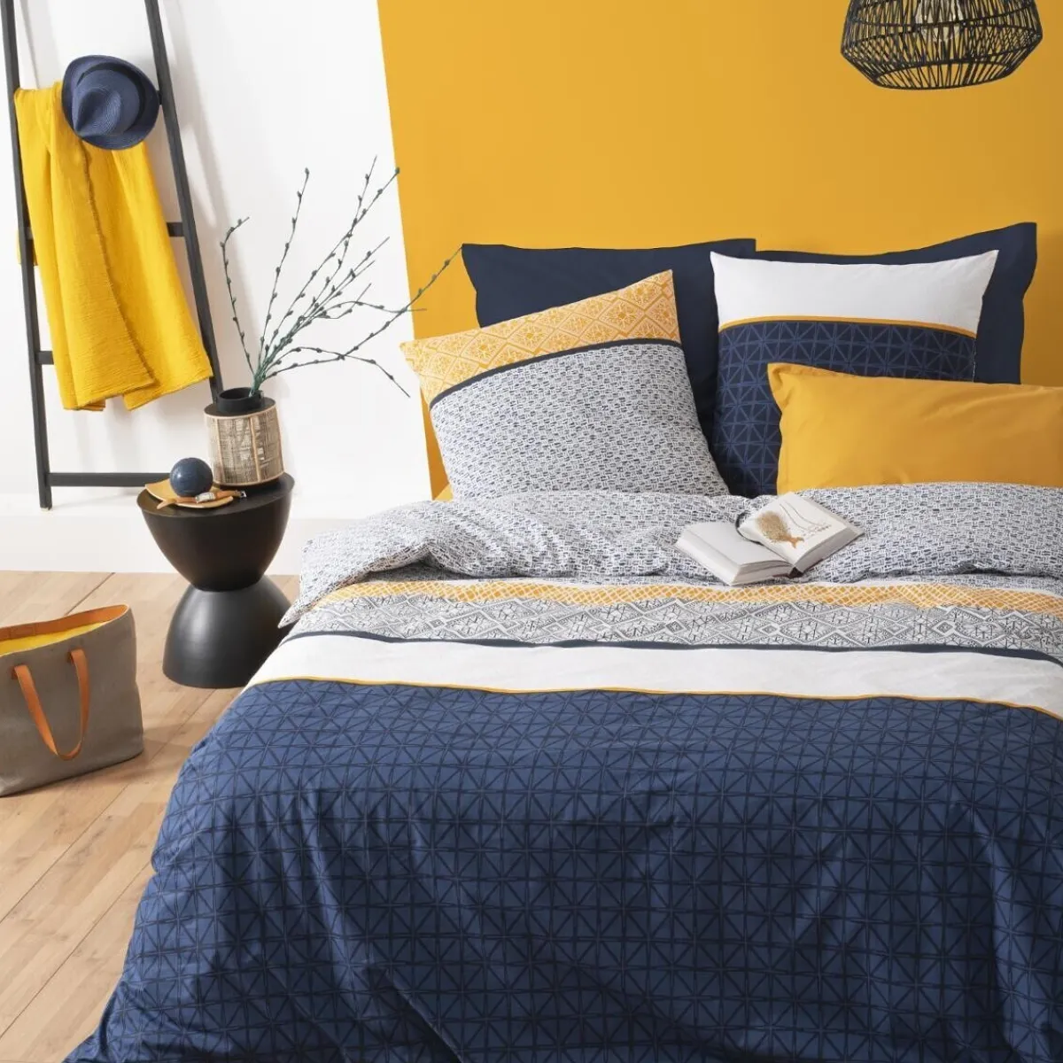 Parure de lit 3 pièces "Etnik rayé"*ATMOSPHERA Outlet