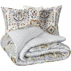 Parure de lit 3 pièces imprimée "Khafu"*ATMOSPHERA Clearance