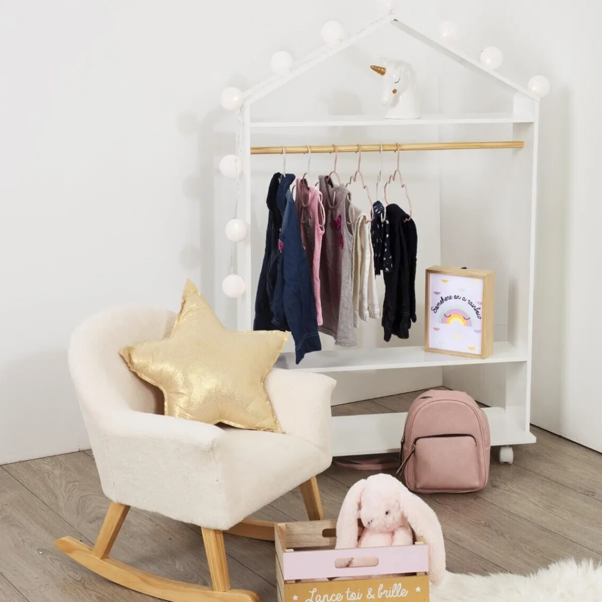 Penderie enfant à roulettes*ATMOSPHERA Sale