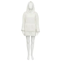 Plaid à manches capuche flanelle "teddy"*ATMOSPHERA Outlet