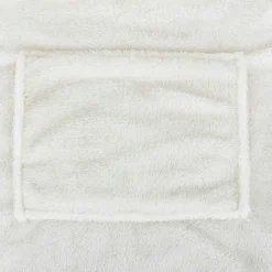 Plaid à manches capuche flanelle 