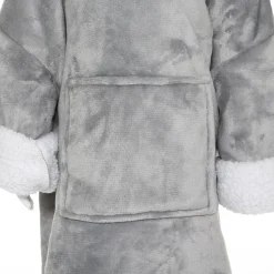 Plaid à manches capuche 