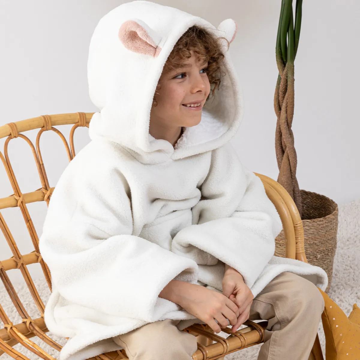 Plaid à manches enfant mouton "Hiss"*ATMOSPHERA Sale