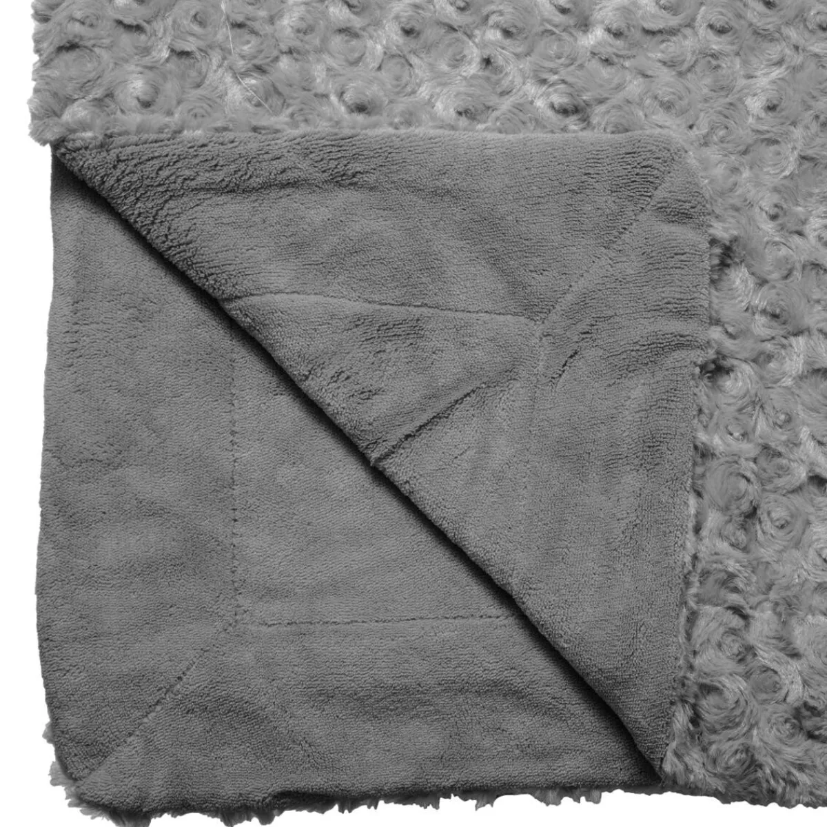 Plaid "Bouclette" fausse fourrure*ATMOSPHERA New