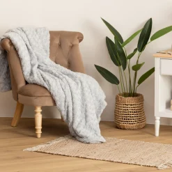 Plaid "Bouclette" fausse fourrure*ATMOSPHERA Online