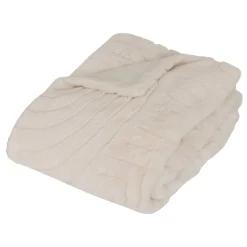 Plaid fausse fourrure jacquard "Arka"*ATMOSPHERA Clearance