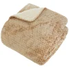 Plaid flanelle effet sherpa "Lyno"*ATMOSPHERA Outlet