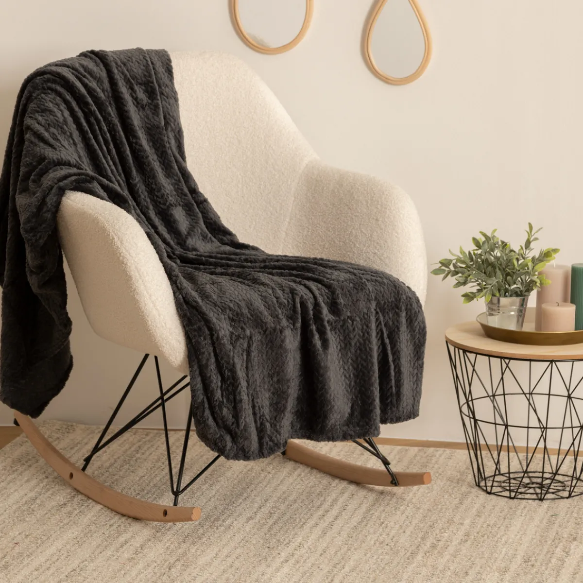 Plaid flanelle, tressé*ATMOSPHERA Hot